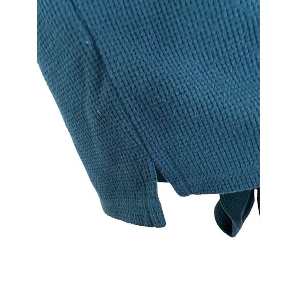 Victorias Secret Womens Shorts Medium Blue Sweat Drawstring Casual Lounge Pocket - Picture 3 of 9